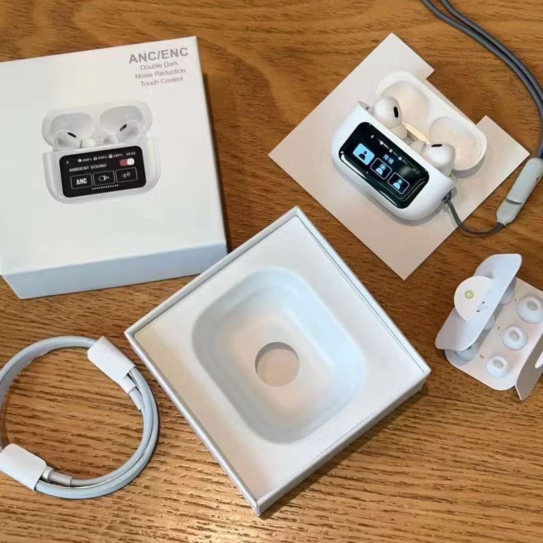 A9 Pro Earbuds & Airpods ( White & Black ) - Image 4