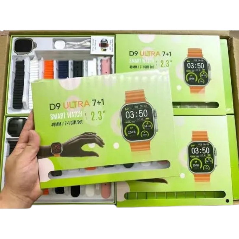 D9 Ultra Smart Watch 7-in-1 | 49mm 2.3" HD Display | Bluetooth Calling | Fitness Tracker - Image 2