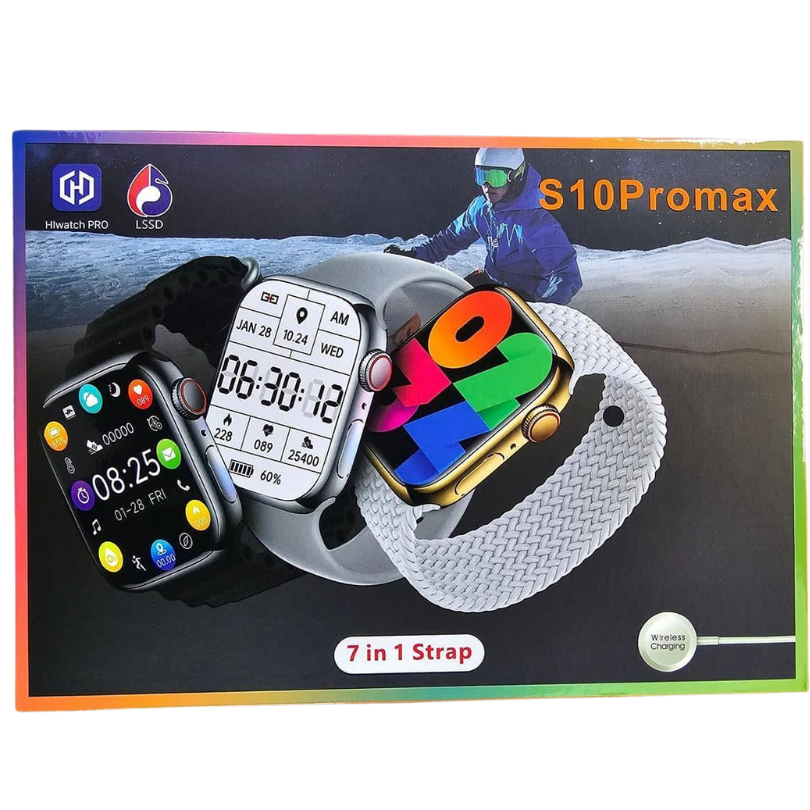 S10 Pro Max 7-in-1 Smart Watch – Series 9 & 10 , Bluetooth Calling, HD Display, Fitness Tracker - Image 3