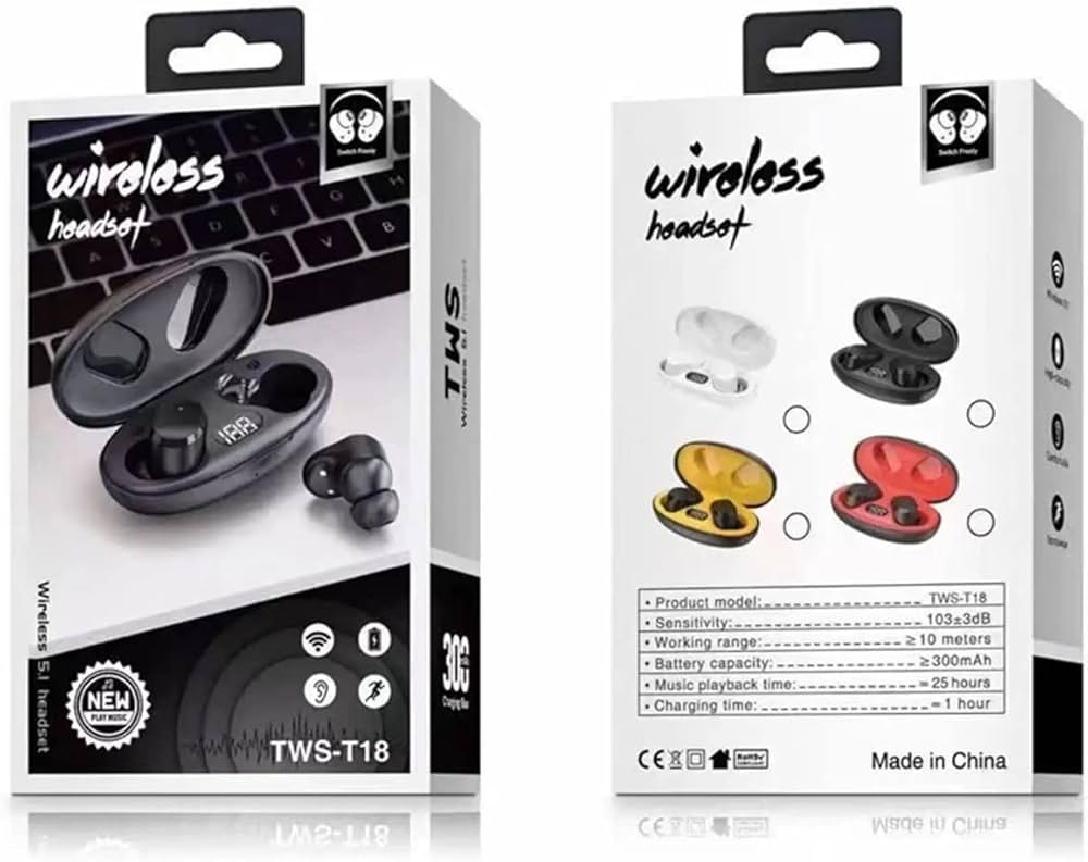 T18 Earbuds – Best AirPods Style Wireless Earbuds with HD Sound at the Best Price in Pakistan - Image 2