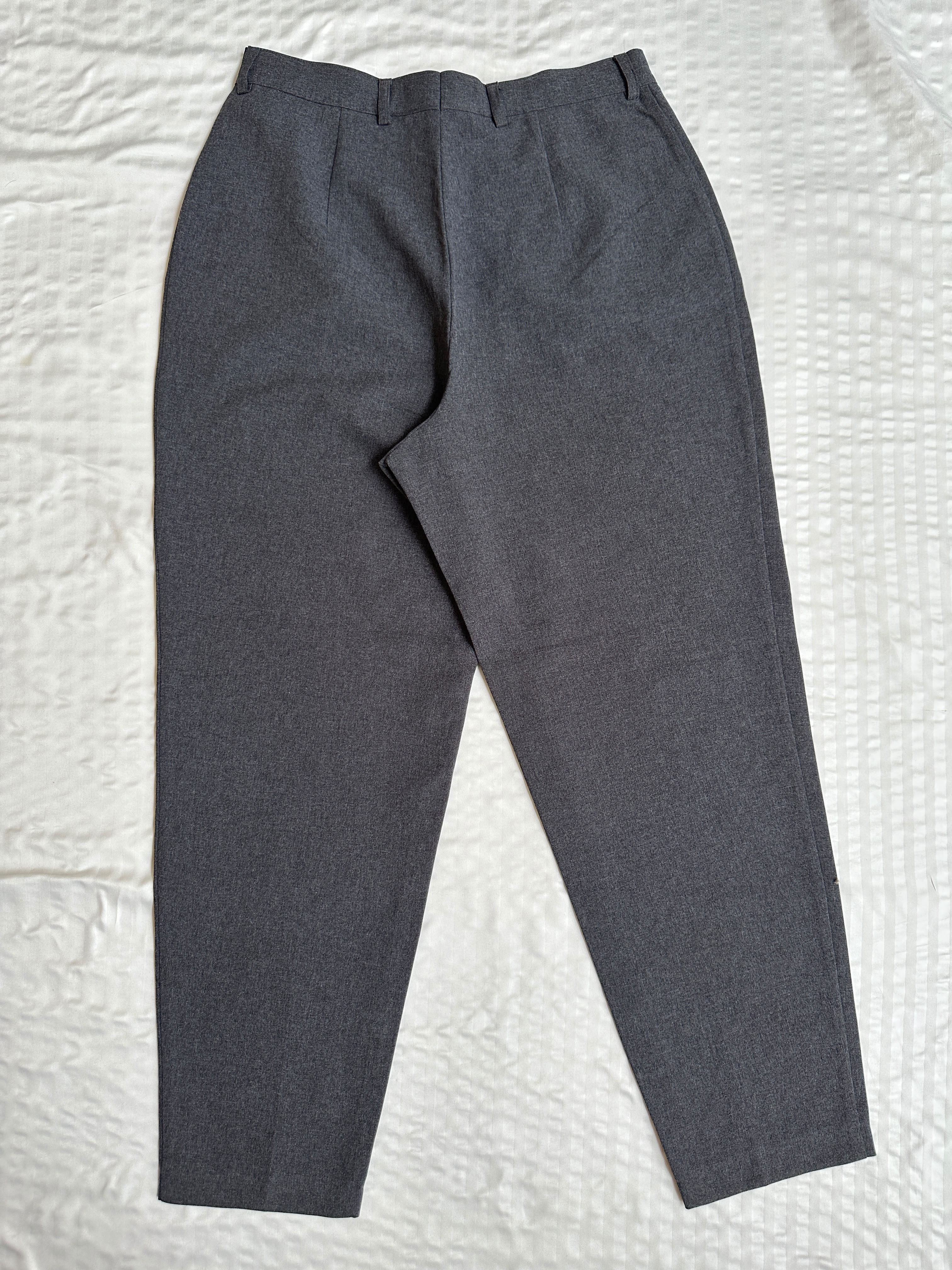 Dress Pant - Grey Straight Pant office Wear - Image 3
